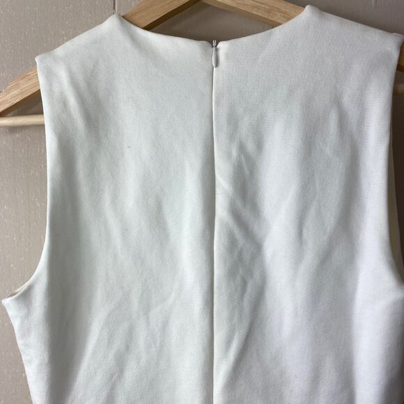 Lulus White V-Neckline Cocktail Dress Size Small - Picture 6 of 7